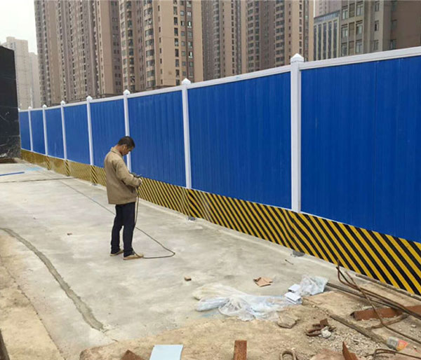 丹凤工地围挡安装施工
